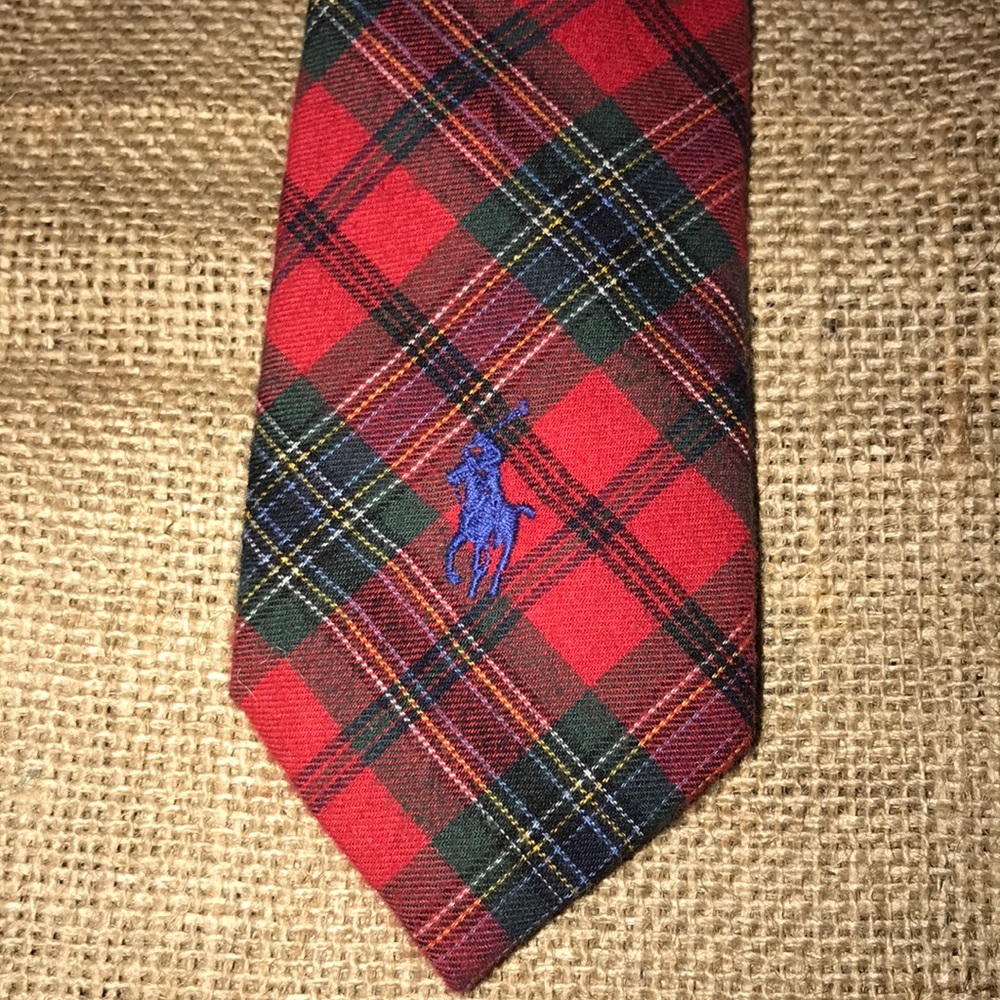 Ralph Lauren 🎄 Christmas 🎄 plaid boys tie